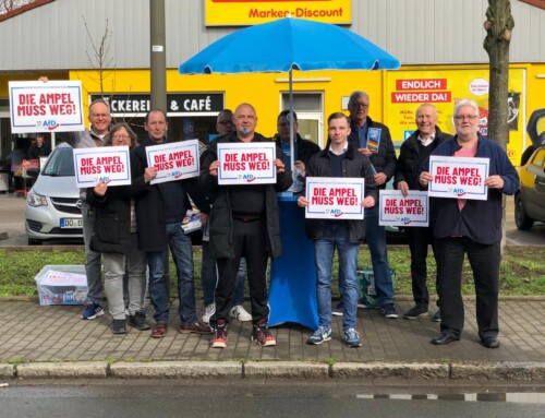 +++ Viel Besuch am AfD-Infostand im Dortmunder-Osten am Ostersamstag +++