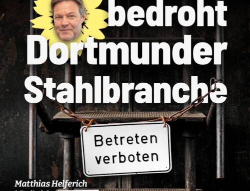 +++ Habecks Deindustrialisierungspolitik bedroht auch Dortmunder Stahlbranche 🏚️+++