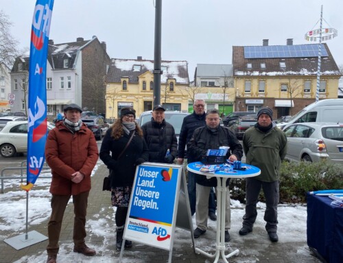 +++ Westerfilde und Berghofen: Start mit Infoständen in den Straßenwahlkampf +++