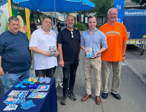 +++ Infostand im Wahlbezirk Scharnhorst +++