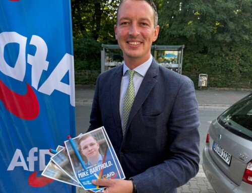 +++ Infostand im Wahlbezirk Scharnhorst +++