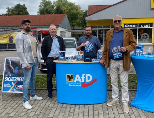 +++ Infostand in Dortmund-Lanstrop +++