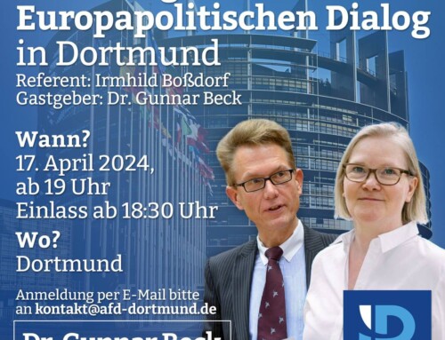 +++ Europapolitischer Dialog mit Dr. Gunnar Beck und Irmhild Boßdorf +++